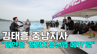 김태흠 충남지사 "태안을 '해양치유산업 메카'로"