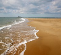 거대한 모래섬 ‘장안사퇴’의 비경  홍보에 '팔걷어'